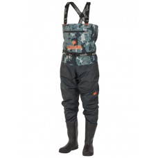 Полукомбинезон Norfin Pilot Bootfoot Camo с сапогами резина